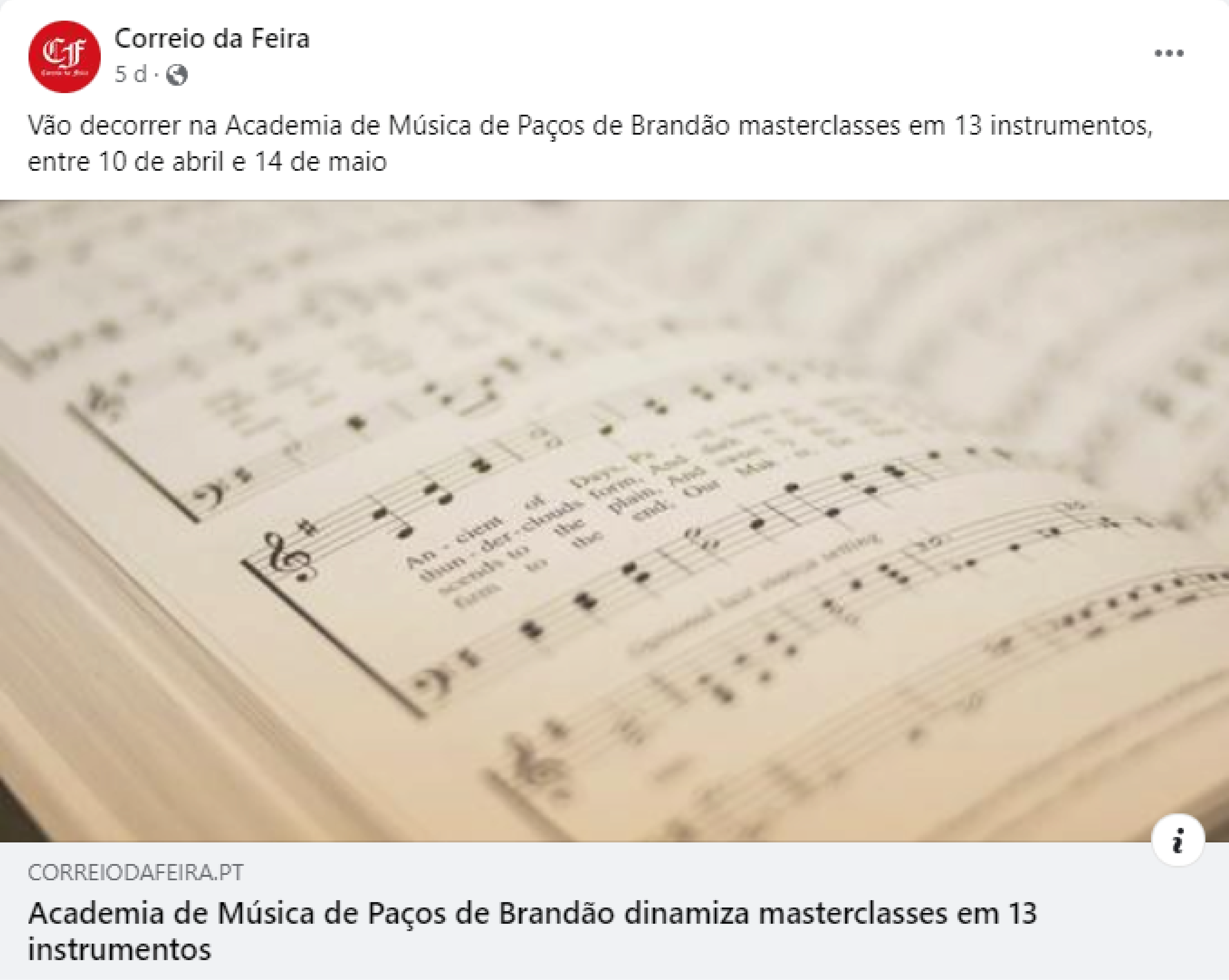 Oficina “O Carnaval dos Animais” de Camille Saint- Saens, …